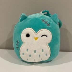 Squishmallow Winston the Owl Frankenstein Zombie Halloween clip NWT